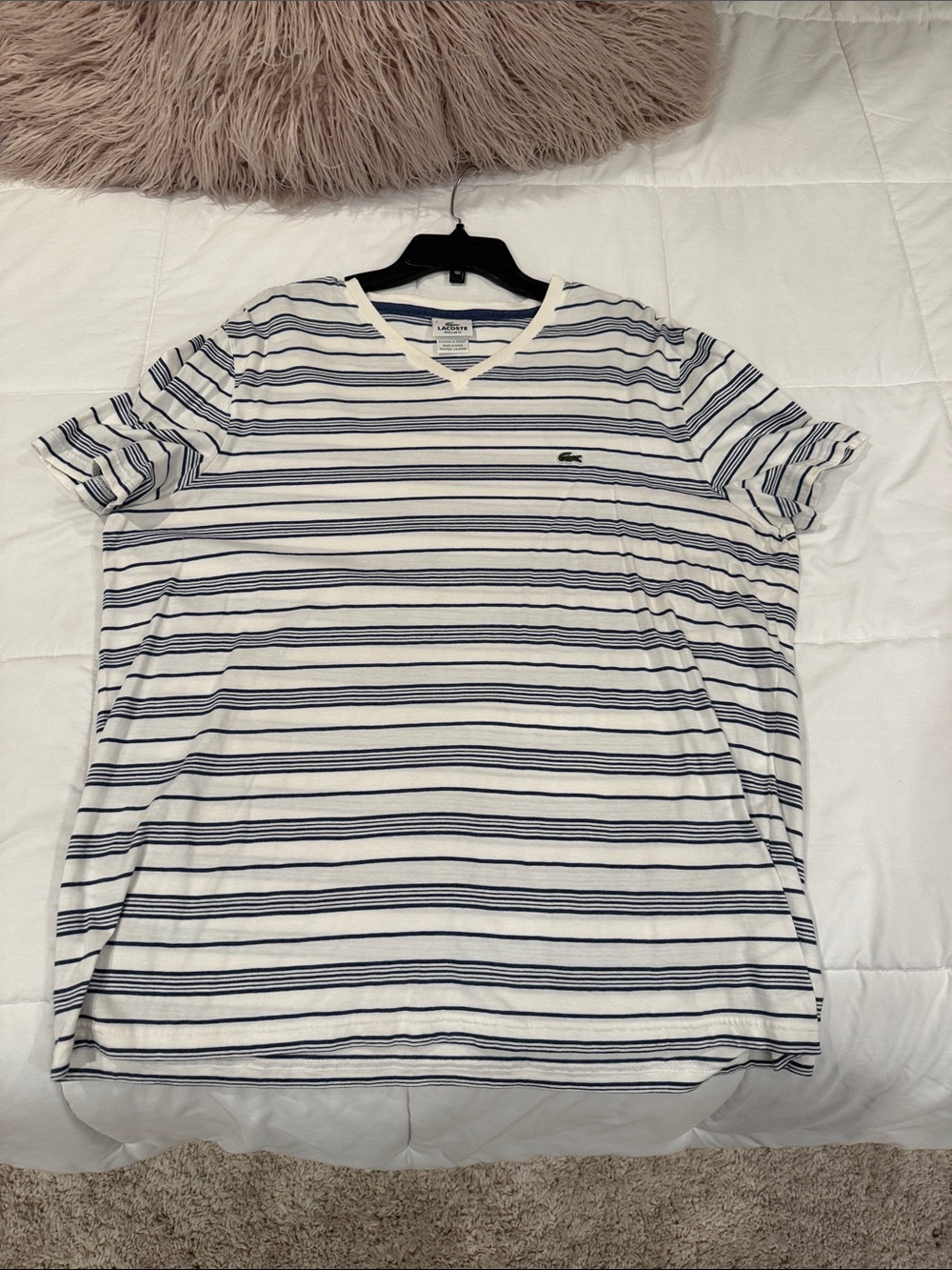 Lacoste striped  shirts bundle green/orange/ red/ white good condition 3xl - Picture 10 of 10